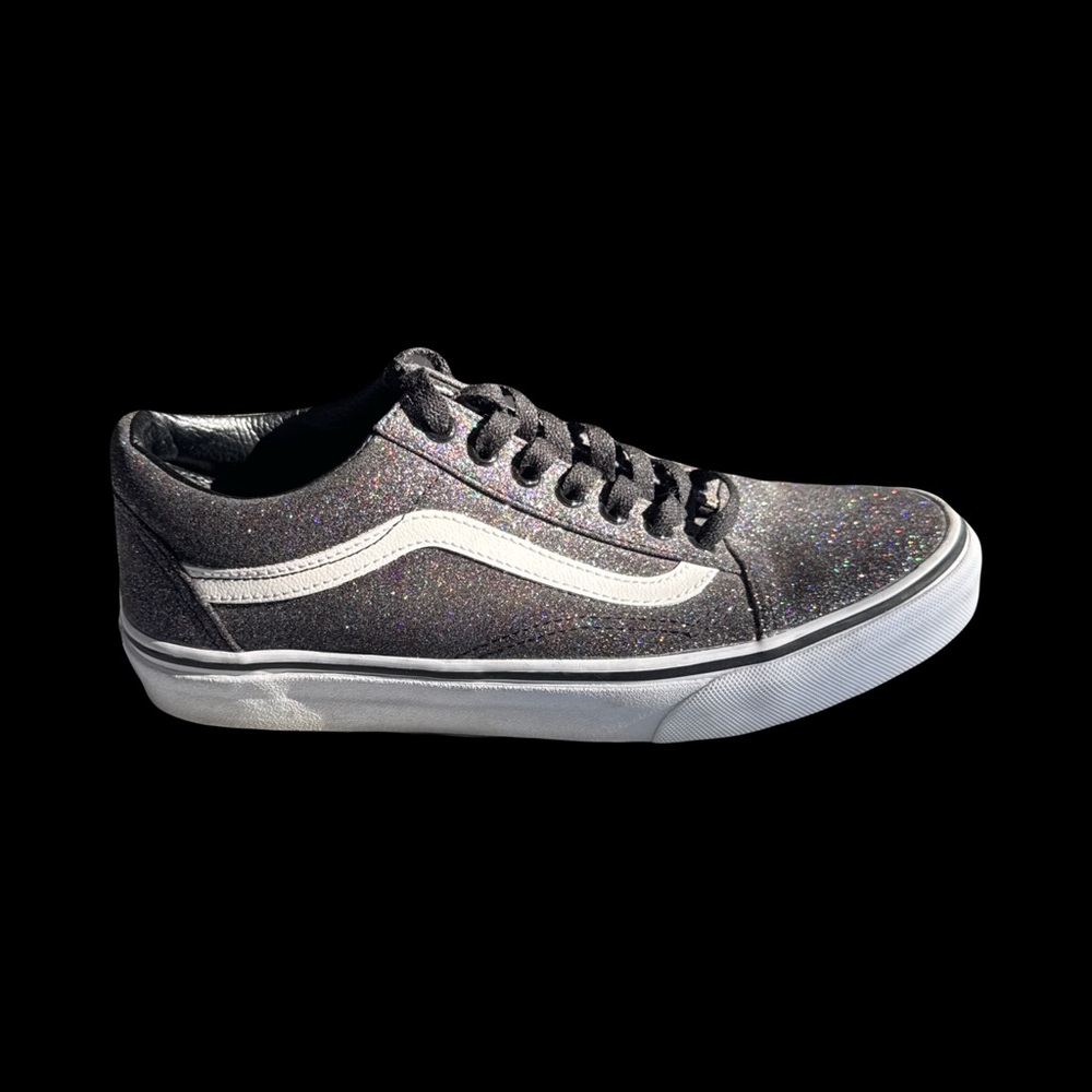 Vans Sparkle Sneakers with White Accent 8.5